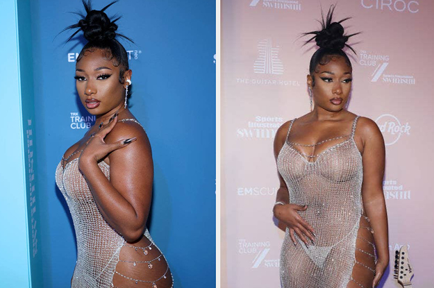 Megan Thee Stallion Brought the Heat in a Sheer Lace Bra at a Pre
