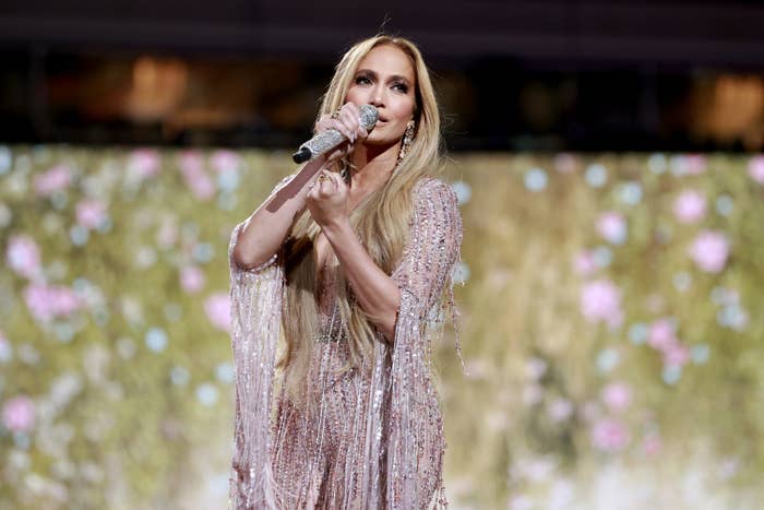 Jennifer Lopez performs onstage