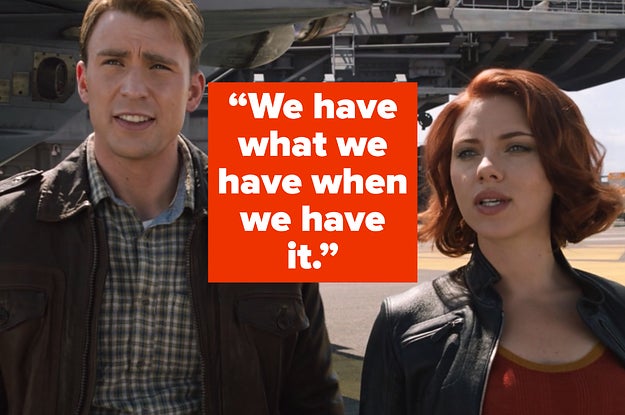 Answer Random Questions And We'll Give You An Avengers' Quote To Live By