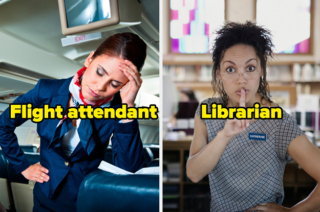 Flight attendant and librarian