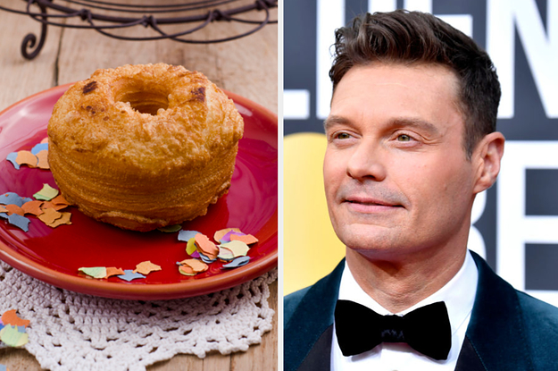 A cronut and Ryan Seacrest