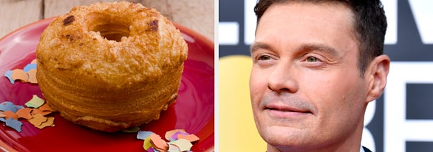 A cronut and Ryan Seacrest
