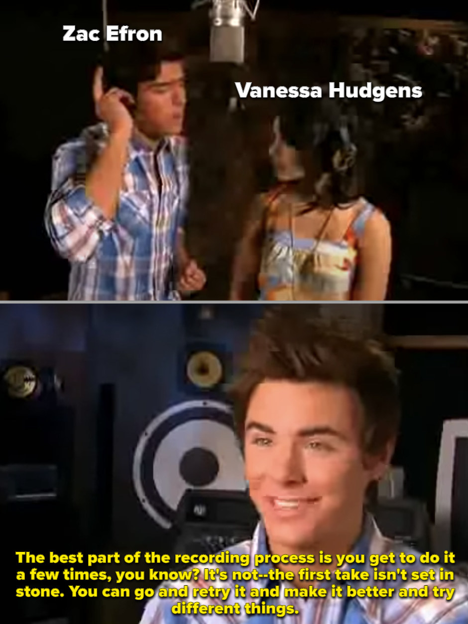 Zac and Vanessa singing for the second &quot;HSM&quot;