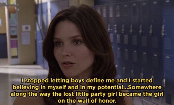 Brooke Davis had an amazing development to one of the strongest characters ever in One Tree hill.