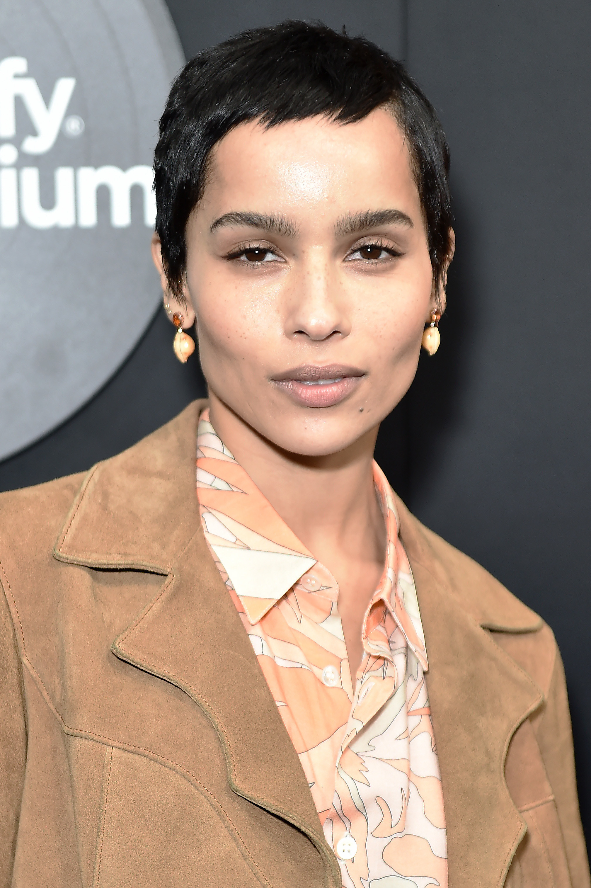 Zoë Kravitz is photographed at a red carpet event