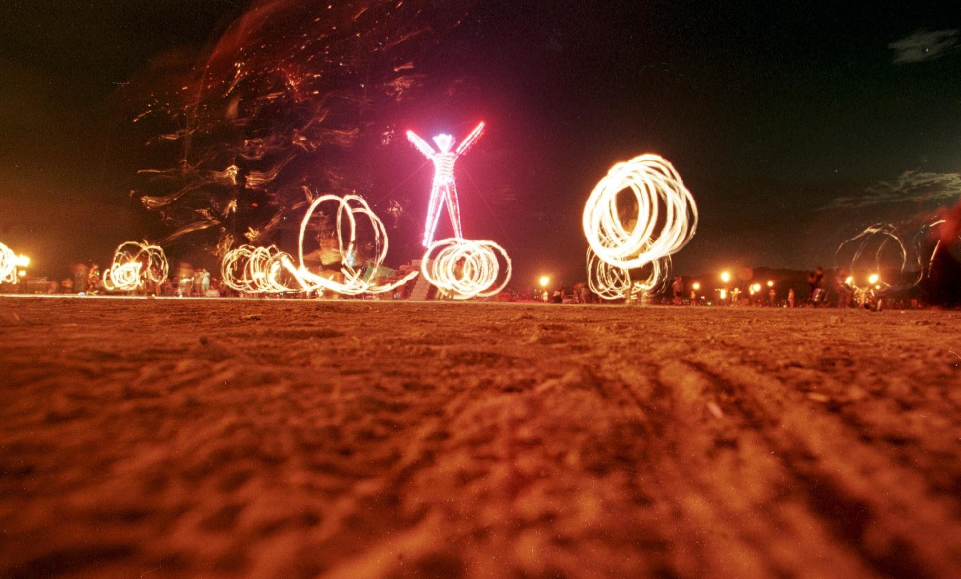 burning man dancers