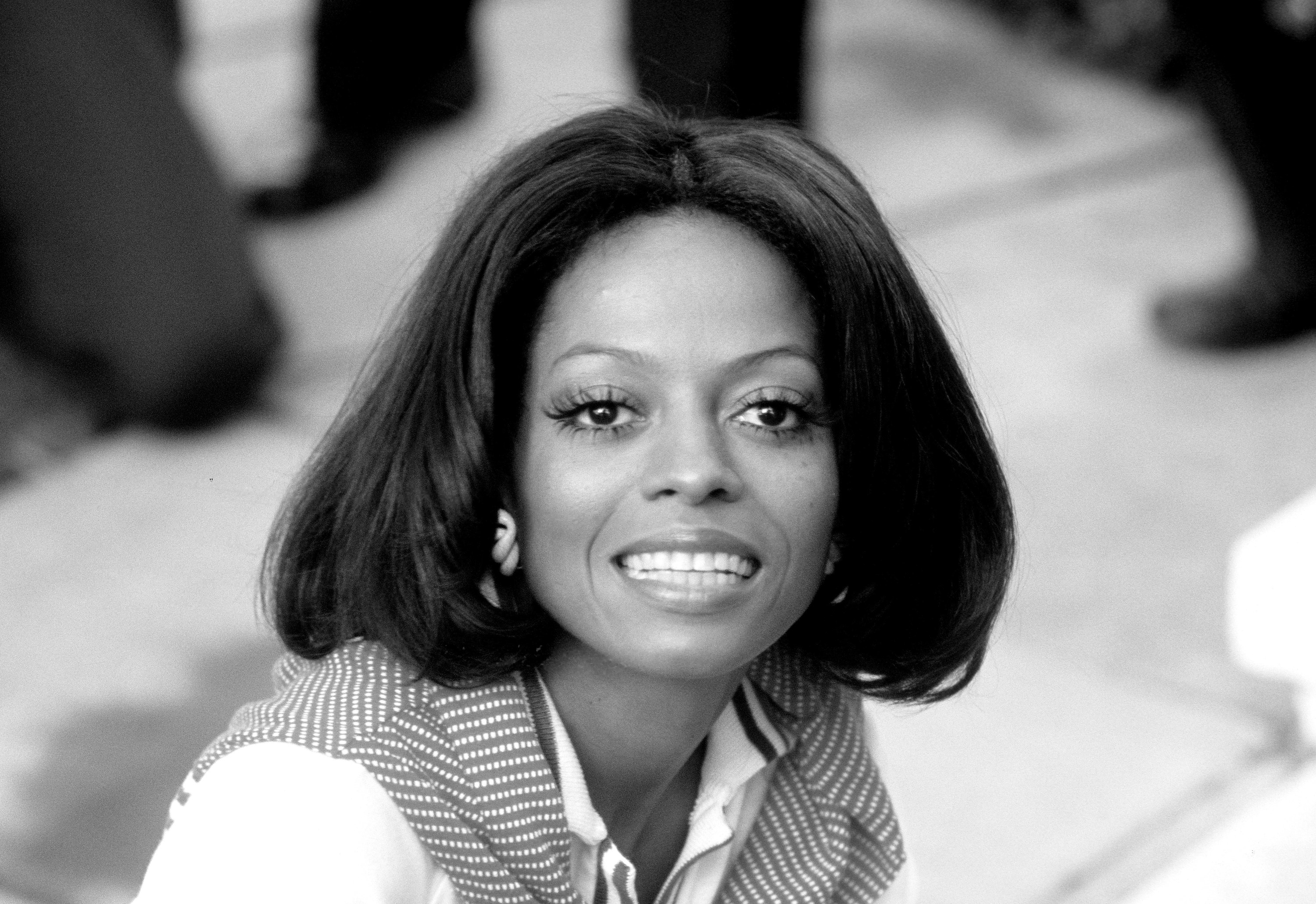 Diana Ross is photographed in London, England, in 1973