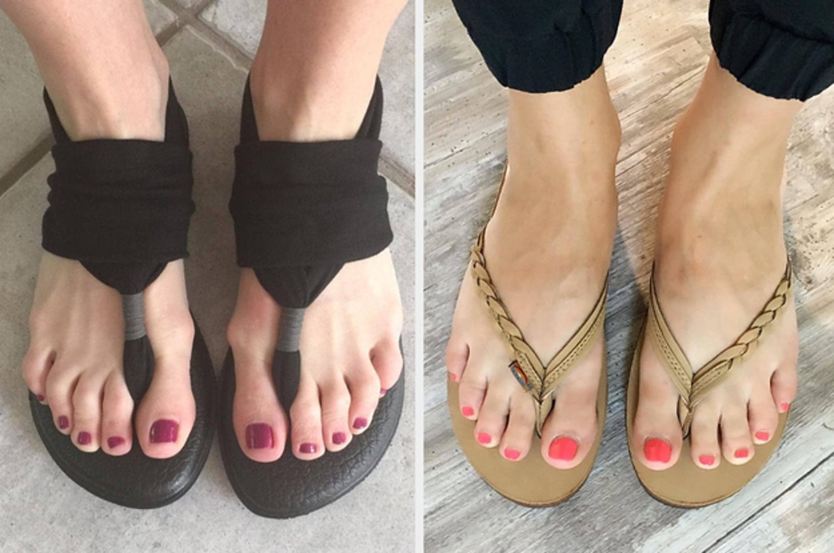 Toesox Five Toe Sandals sz 10 Womens Yoga Mat Flip Flops