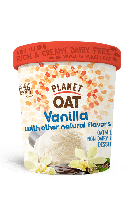 Pint of Planet Oat Vanilla frozen dessert