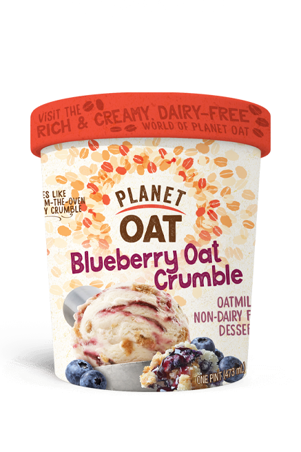 Pint of Planet Oat Blueberry Oat Crumble frozen dessert