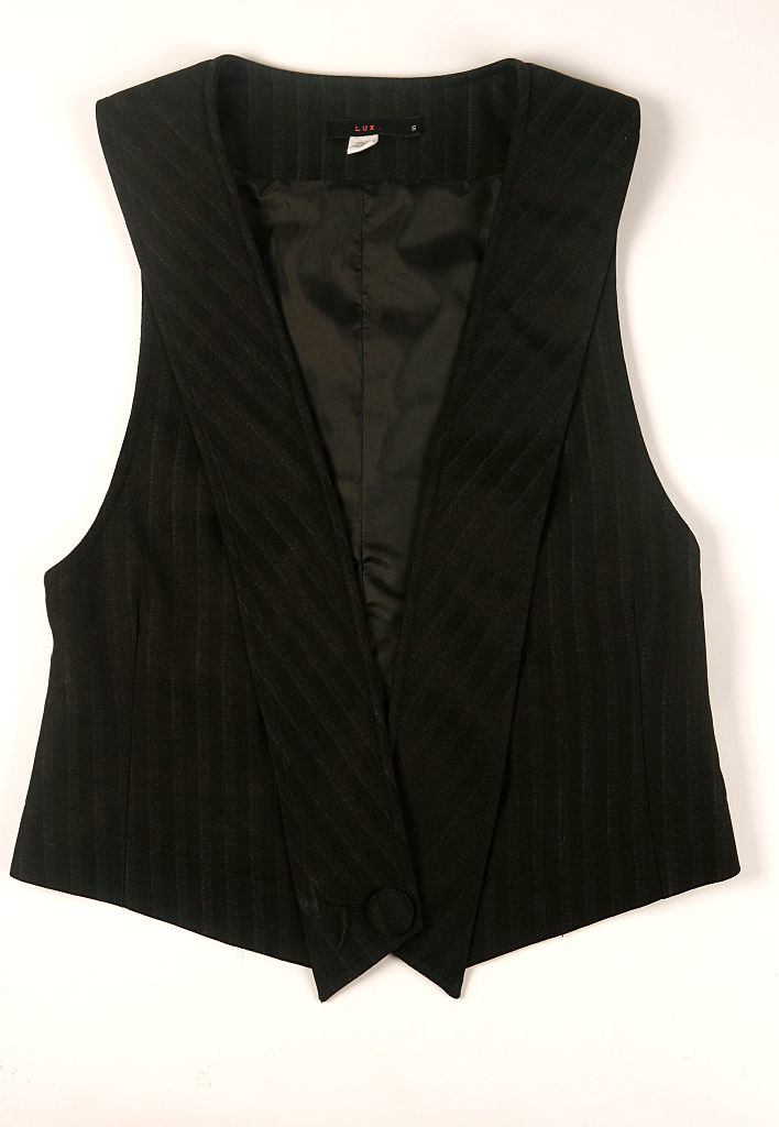 A black vest