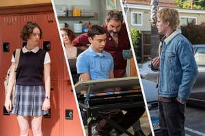 Three split photos from Atypical