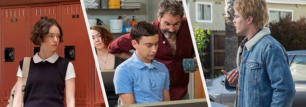 Three split photos from Atypical