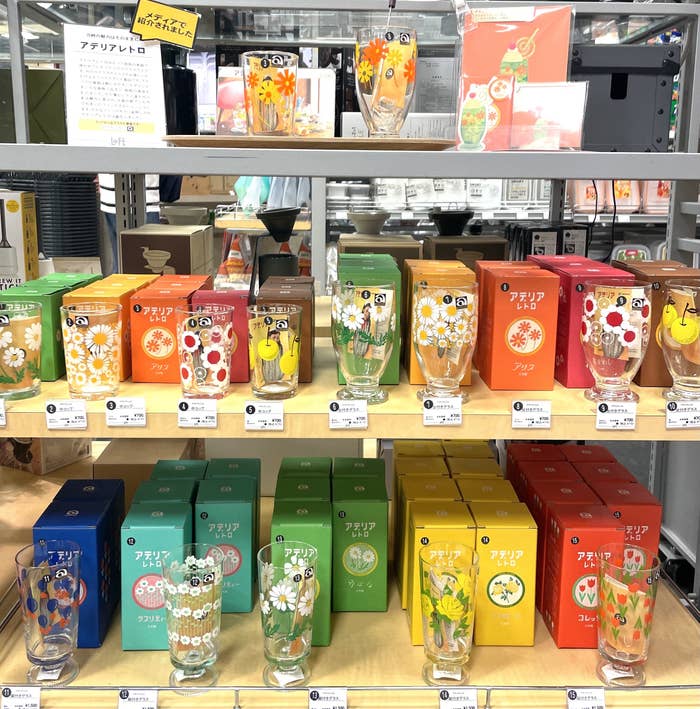 喫茶店みたいで可愛い ロフトで見つけた 昭和なグラス に一目惚れした