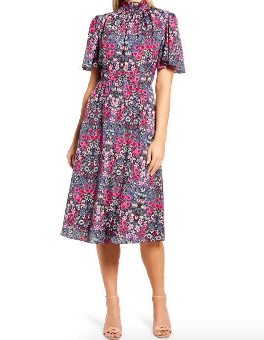 A model wearing the dress