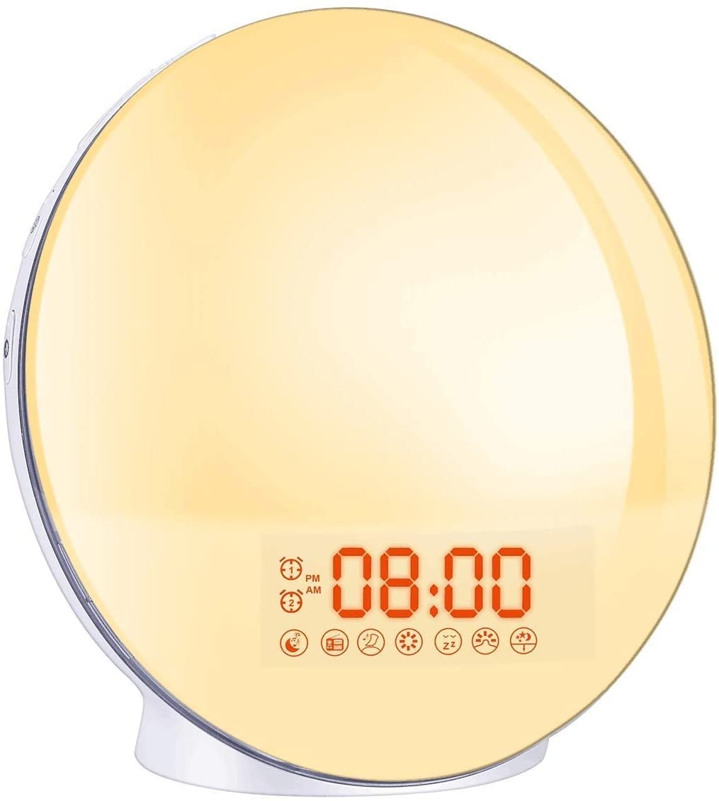 the round alarm clock