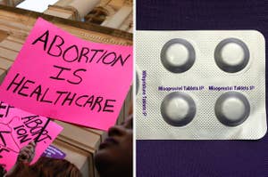 A side-by-side image of a poster reading