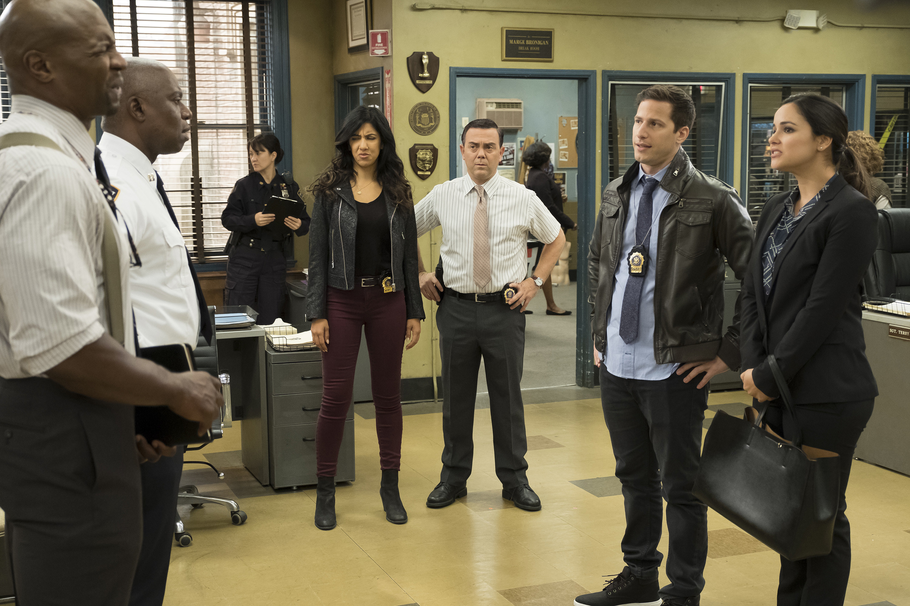 The cast of Brooklyn Nine Nine