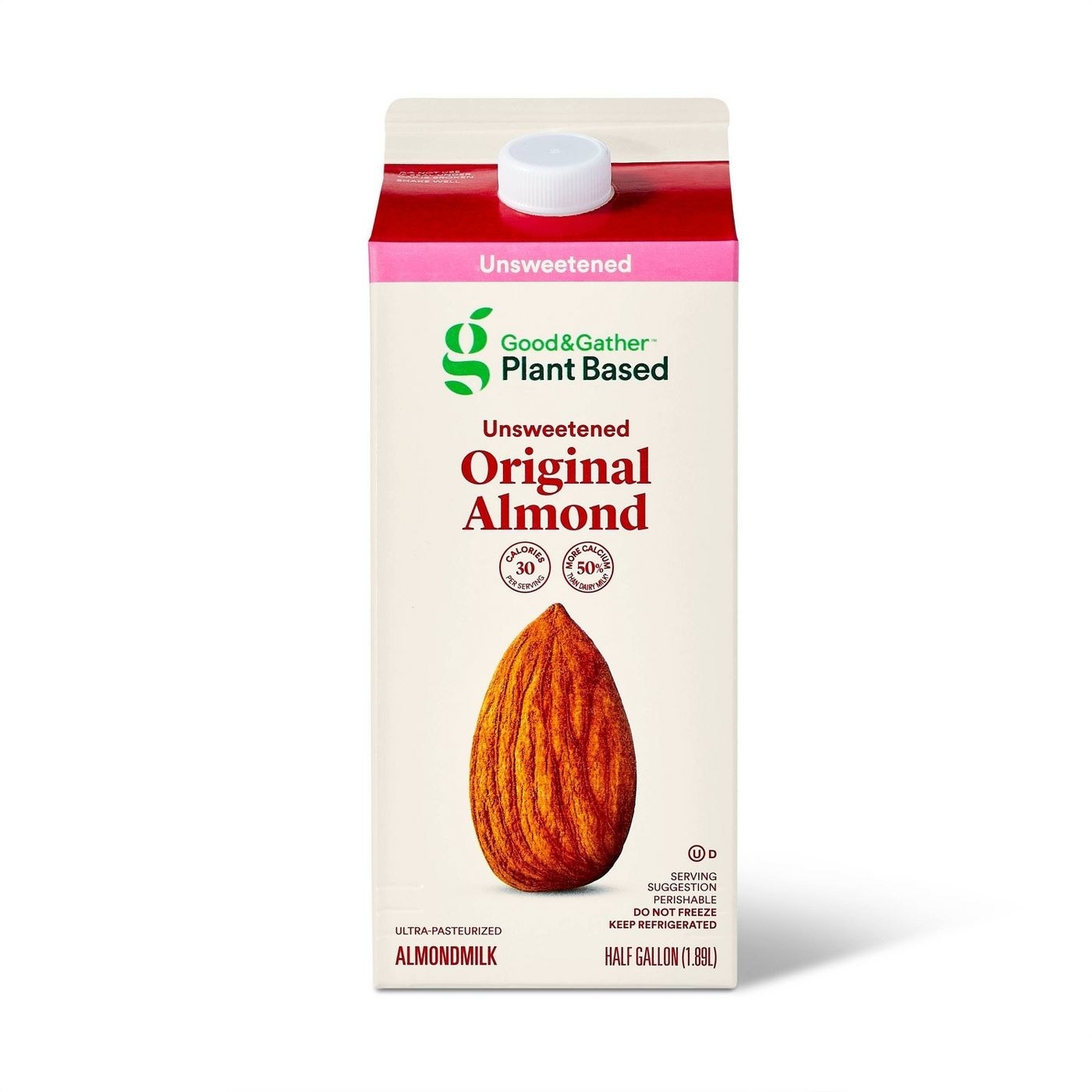 the unsweetened almond milk