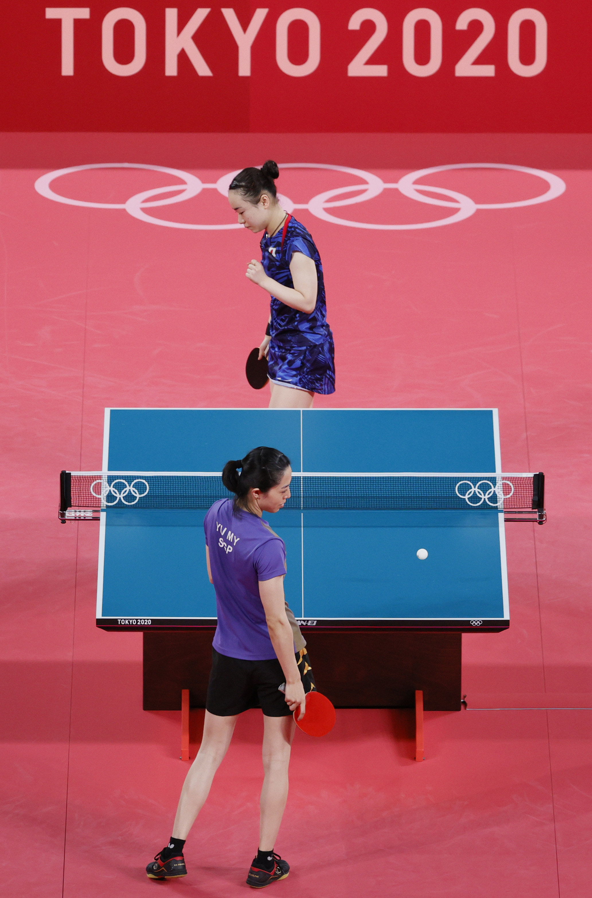 Olympic tennis shop table