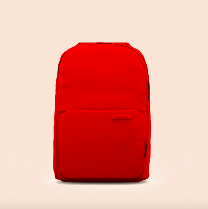 The backpack in red