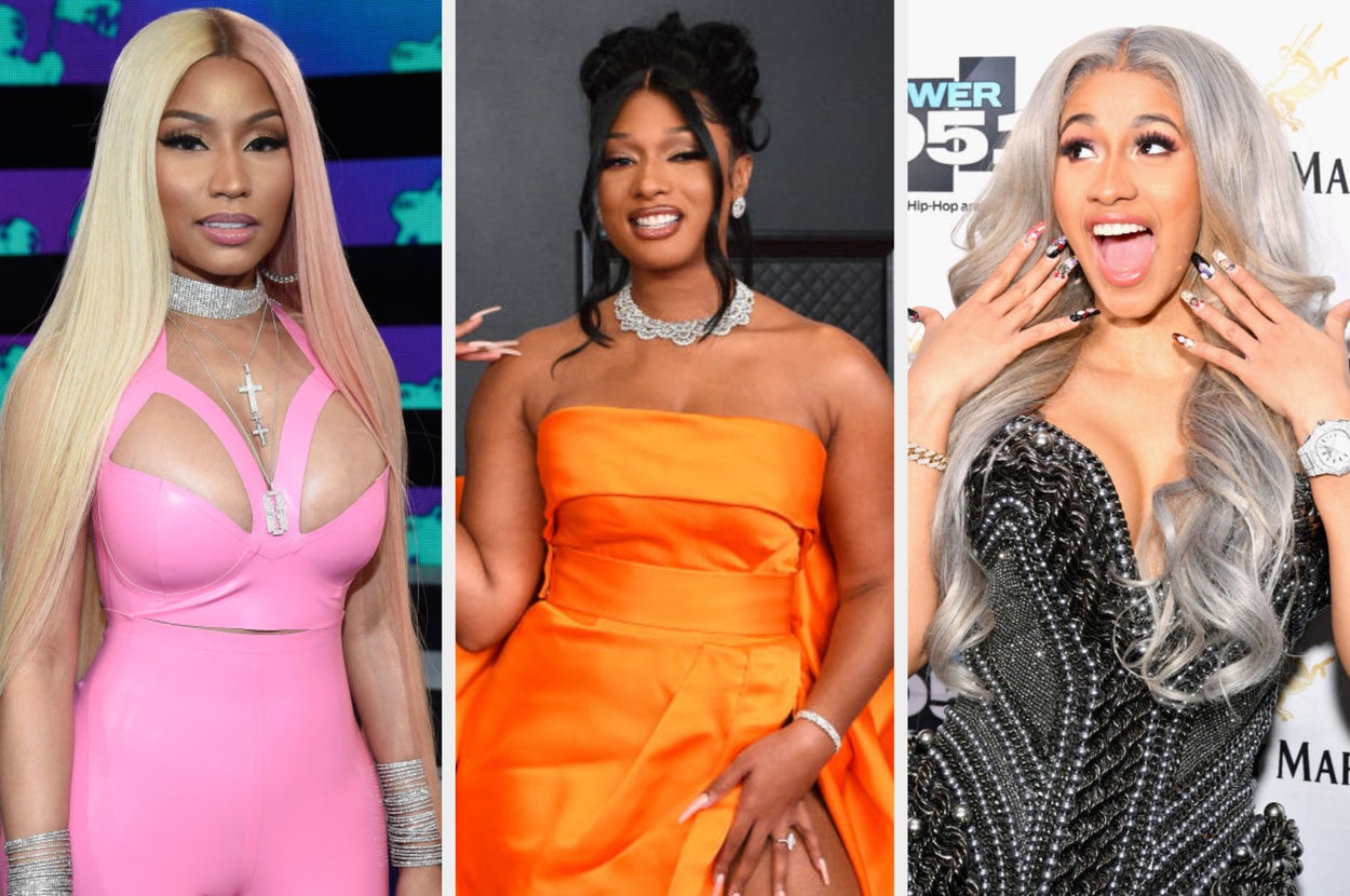 Nicki Minaj, Megan Thee Stallion and Cardi B 