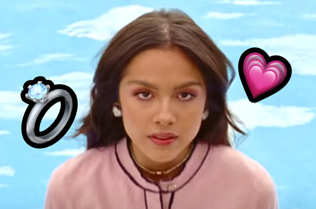 olivia rodrigo with relaxed face