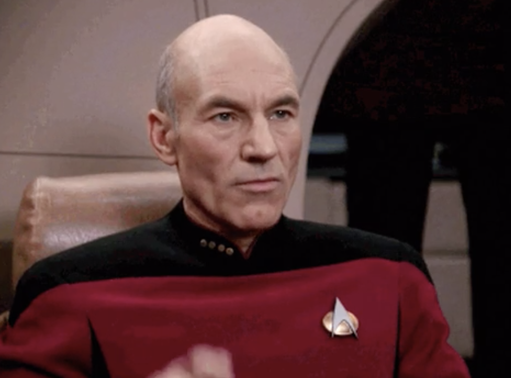 Patrick Stewart as Jean-Luc Picard in &quot;Star Trek: The Next Generation&quot;