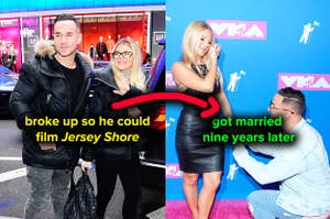 Mike and Lauren Sorrentino broke up so he could film "Jersey Shore" then got married nine years later