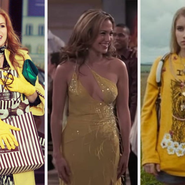 Iconic Yellow And Orange Outfits From 2000s Girl Movies Iconic Yellow And Orange Outfits From 2000s Girl Movies