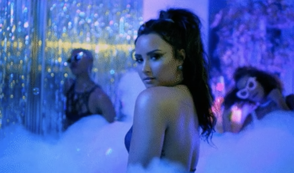 Demi Lovato in her &quot;Sorry Not Sorry&quot; music video