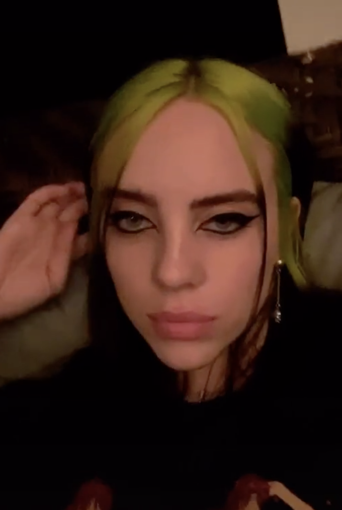 billie eilish naked tik tok