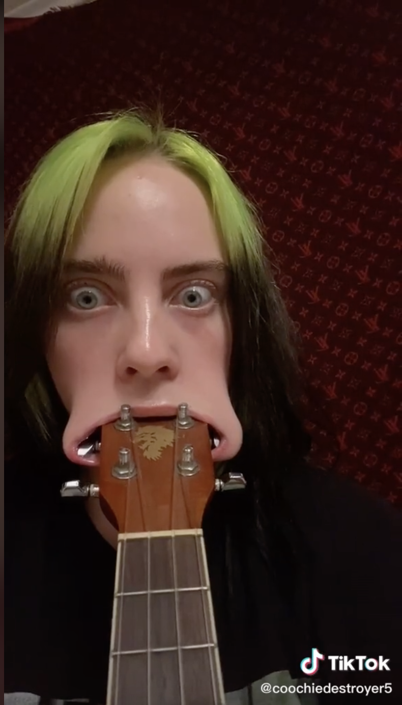 billie eilish naked tik tok