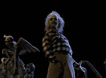Beetlejuice grabbing his junk