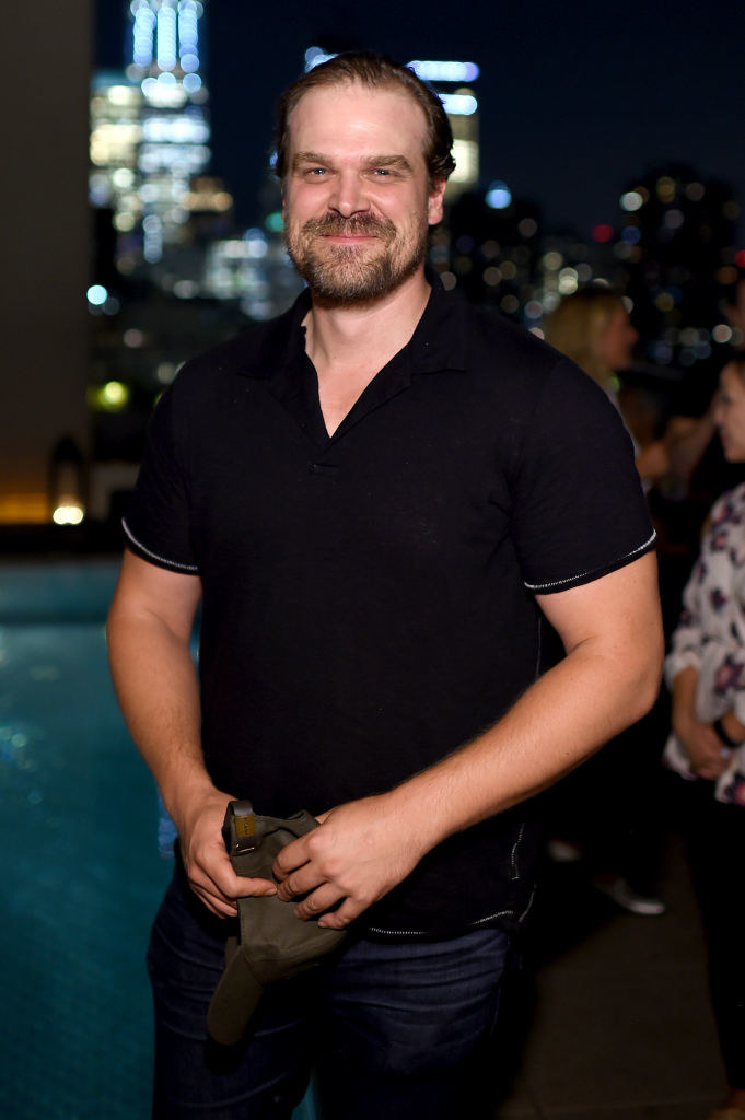 David Harbour attends the &quot;Fun Mom Dinner&quot;- After Party