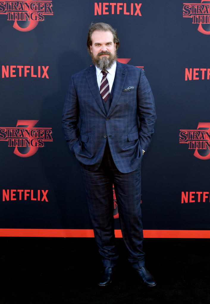 David Harbour attends the premiere of Netflix&#x27;s &quot;Stranger Things&quot; Season 3