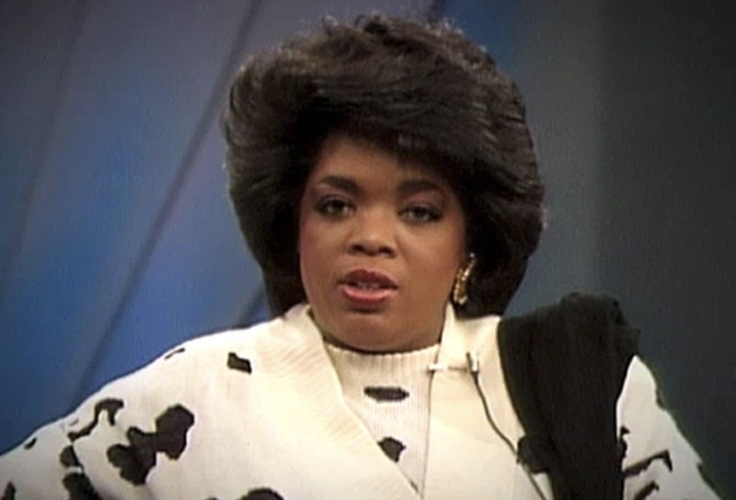 Oprah looking shocked