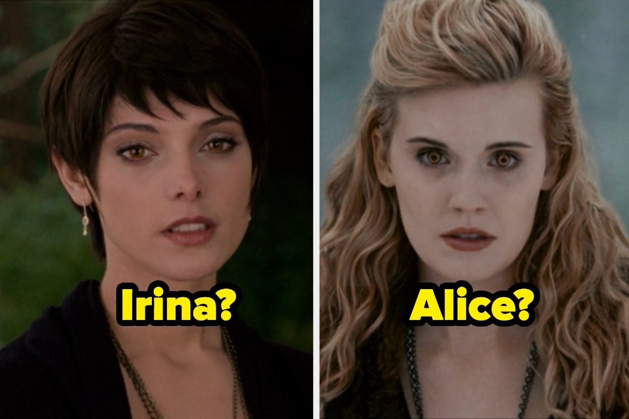Alice with the question &quot;Irina?&quot; and Irina with the question &quot;Alice?&quot;