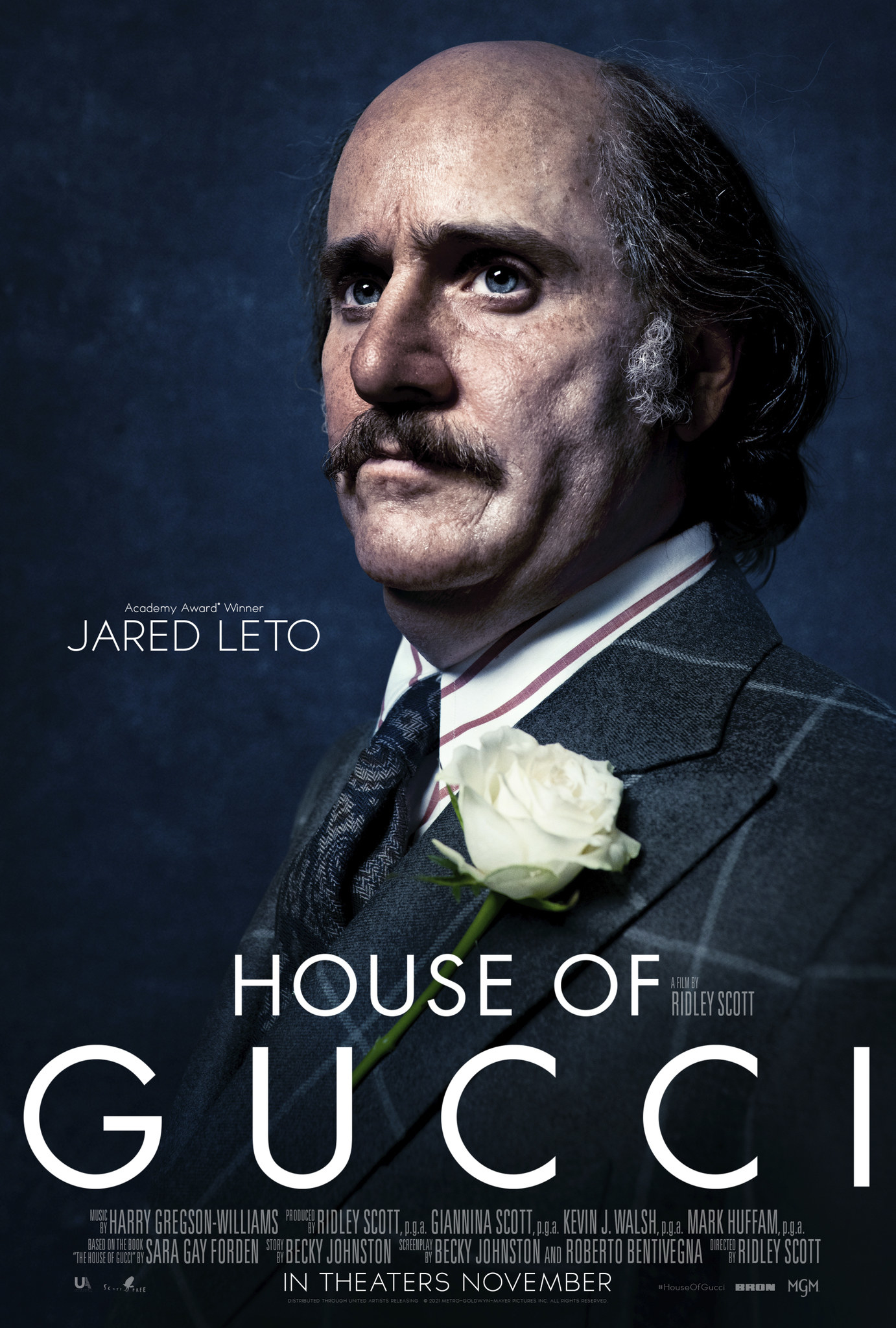 The poster featuring Leto as Paolo Gucci