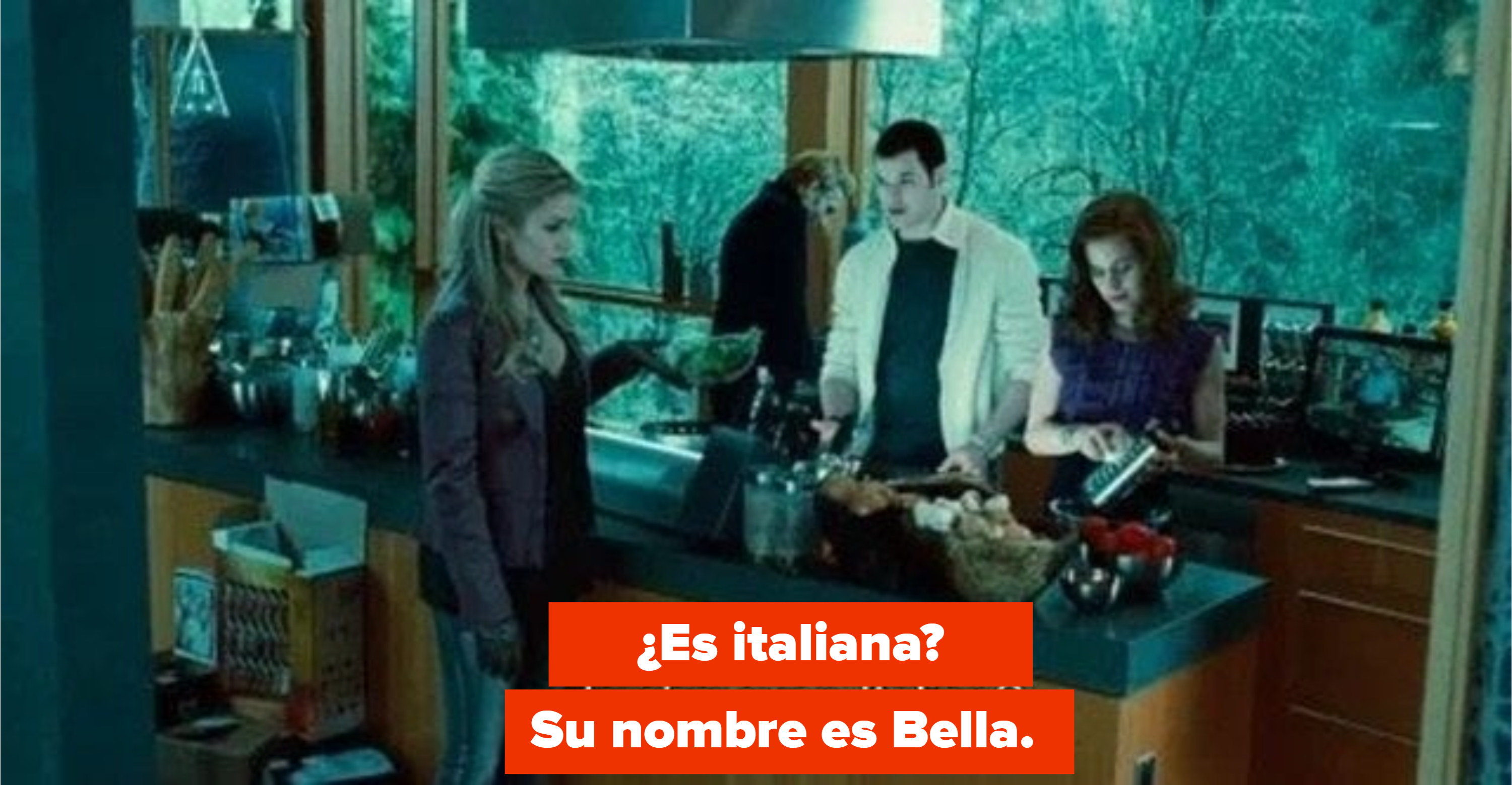 &quot;Is she even Italian?&quot; &quot;Her name is Bella&quot;