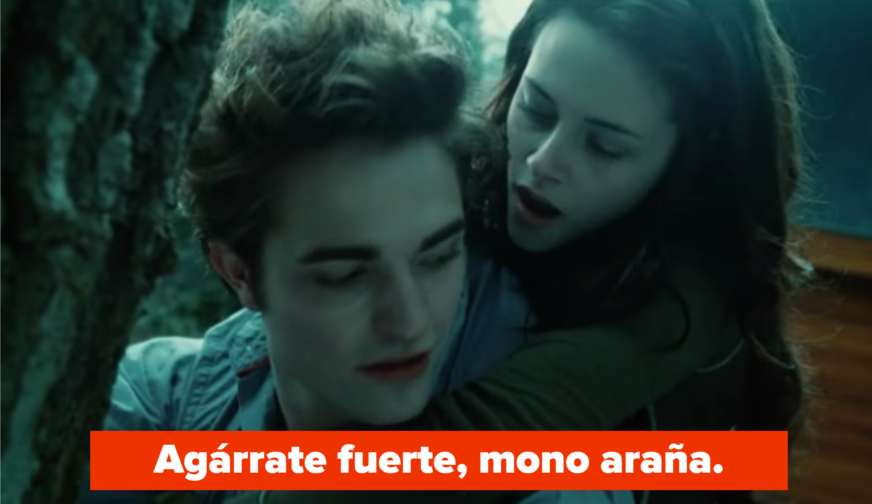 Edward to Bella: &quot;Hold on tight, spider monkey&quot;