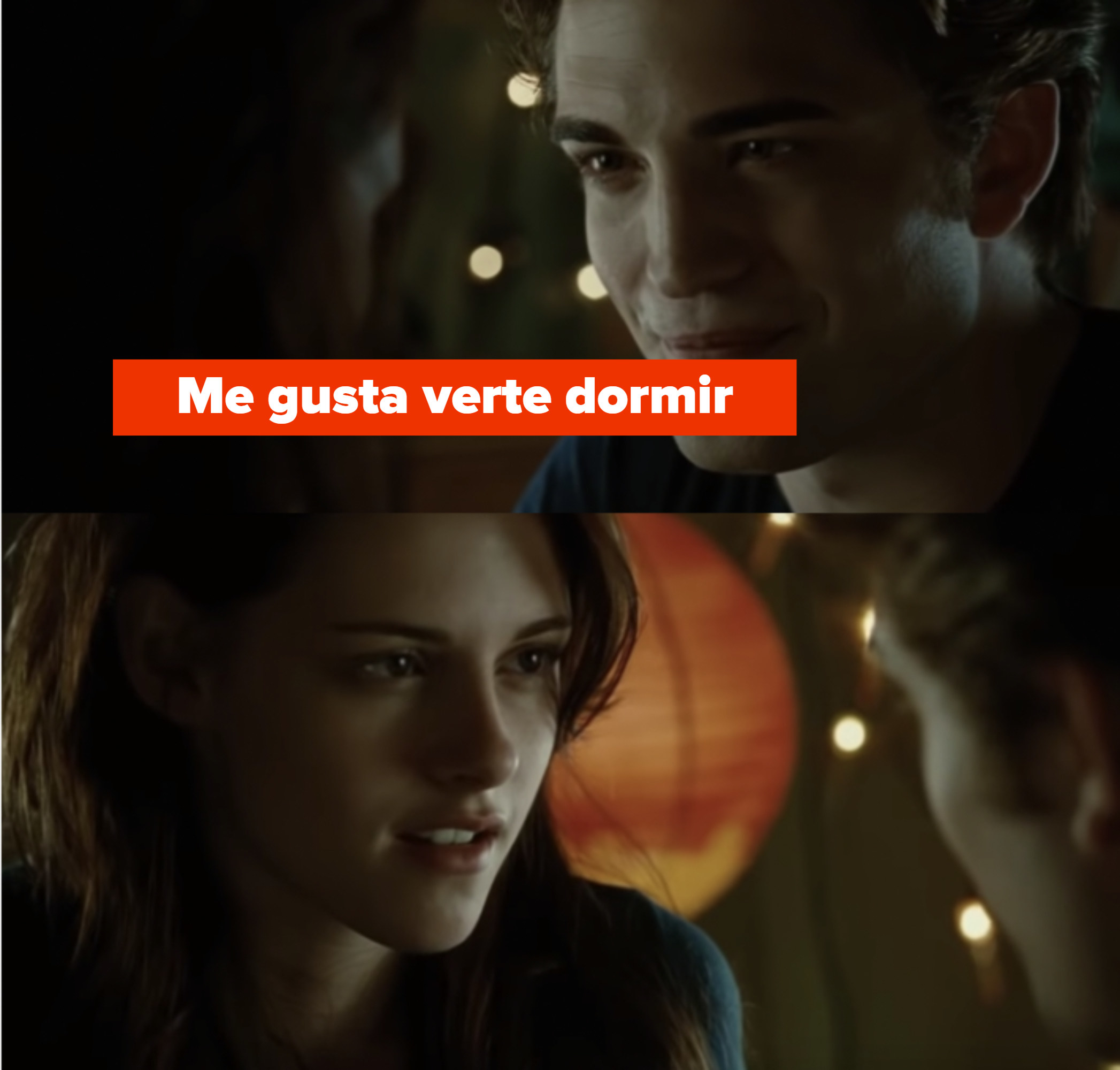 Edward: &quot;I like watching you sleep.&quot; Bella smiles.