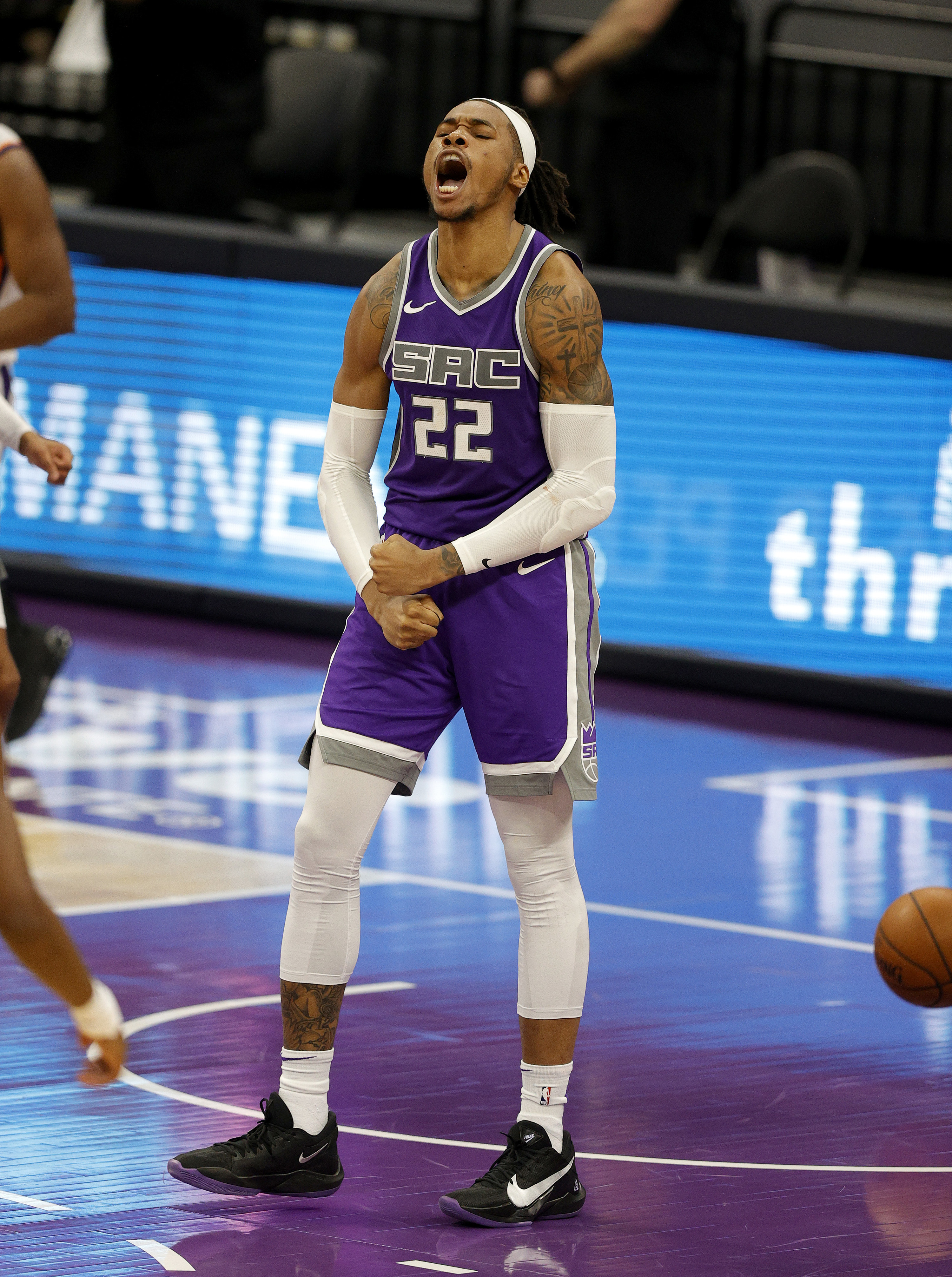 Purple &quot;SAC&quot; jersey with gray lettering