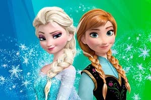 Elsa and Anna back to back