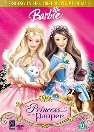 animated barbie and her friend wear corsets and large skirts