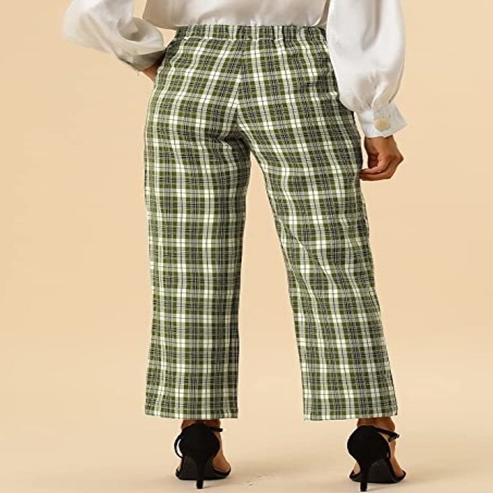 A person showing off the back of the pants