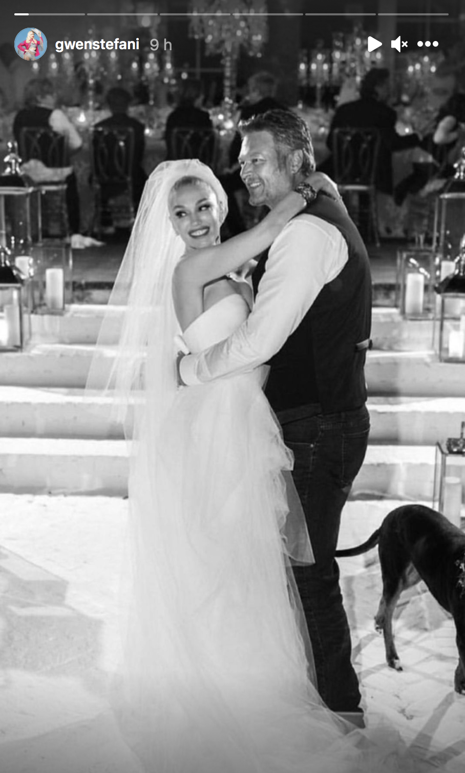 Gwen Stefani Shares Blake Shelton Wedding Photos