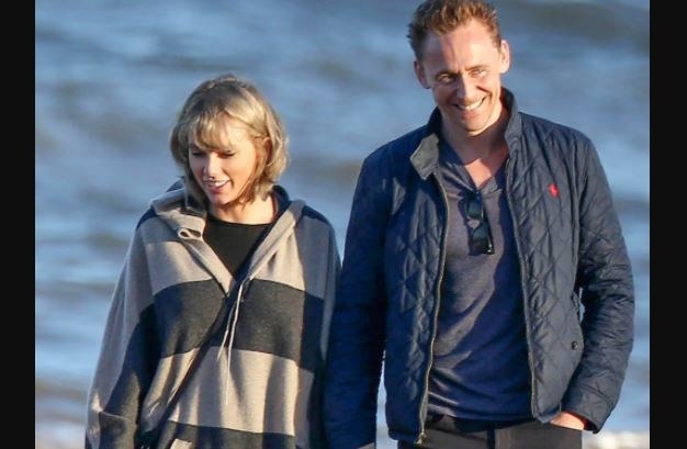 Taylor Swift with her boyfriend Tom Hiddleston