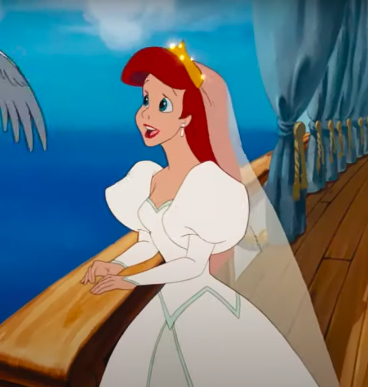 Ariel wedding 2025 dress movie