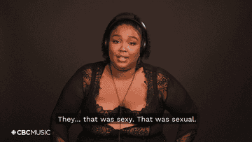 Lizzo listening to music saying, &quot;That was sexy. that was sexual&quot;